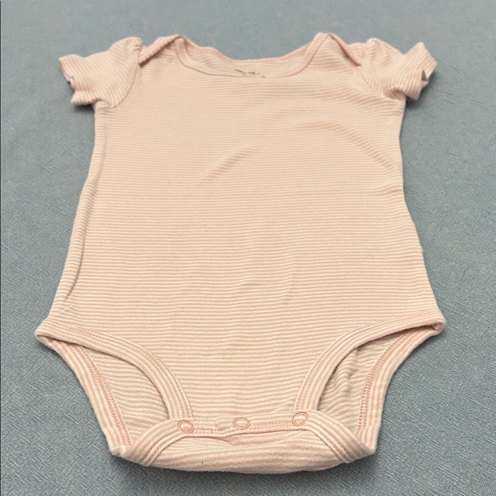 Carter's Light Pink Striped Bodysuit